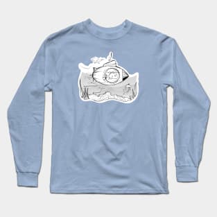 Fish in a Submarine Long Sleeve T-Shirt